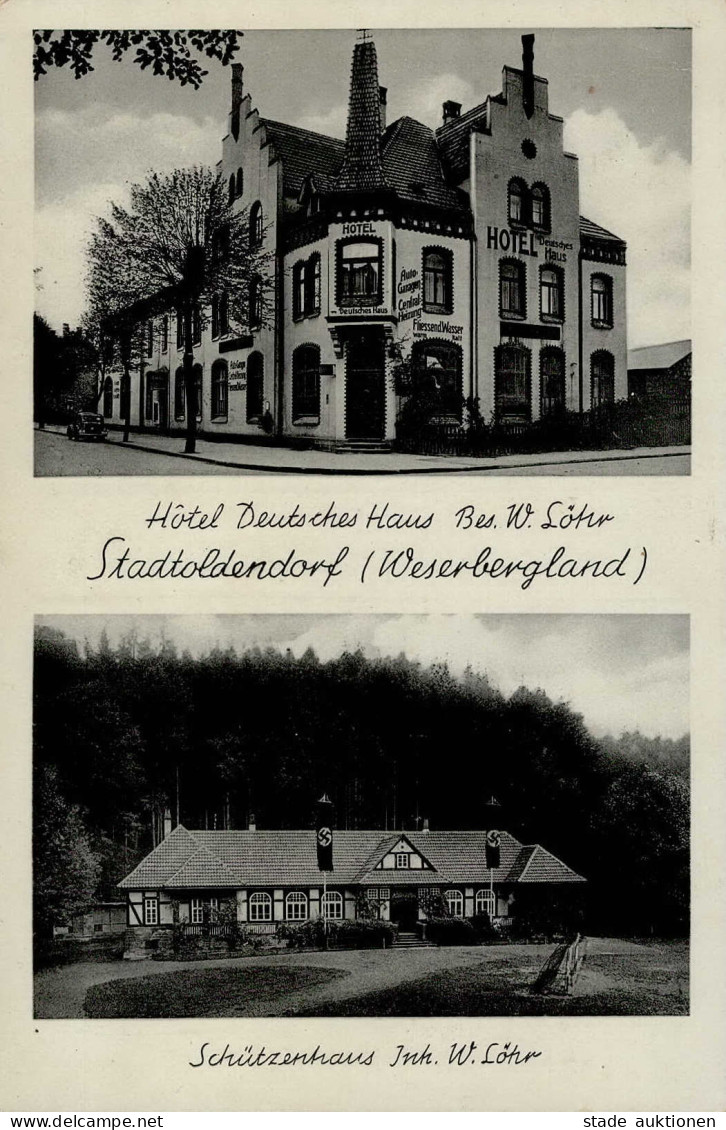 Stadtoldendorf (3457) Hotel Deutsches Haus Schützenhaus I- (Marke Entfernt) - Other & Unclassified