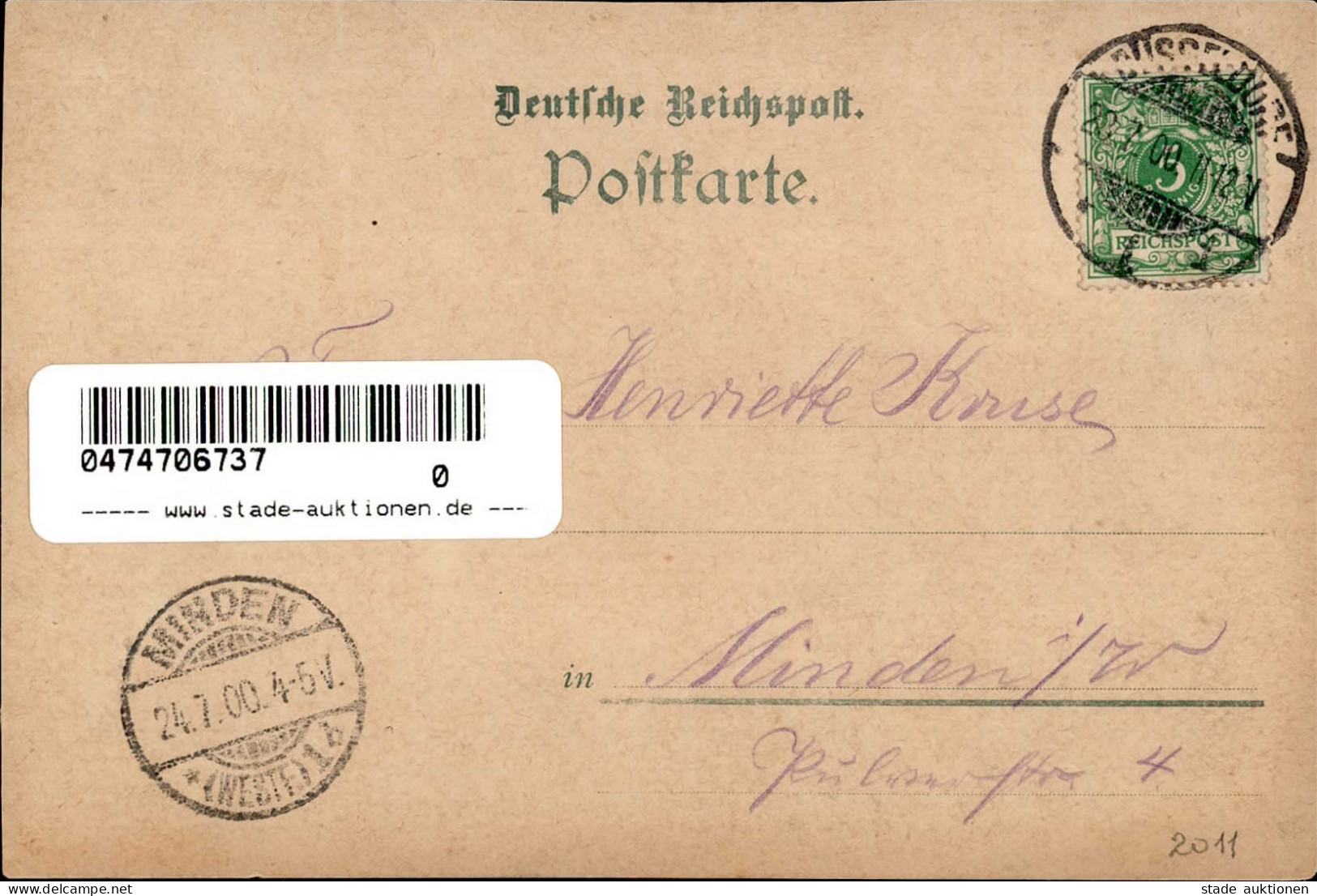 Düsseldorf (4000) St. Seb. Schützen- Und Volksfest 1900 I- - Duesseldorf
