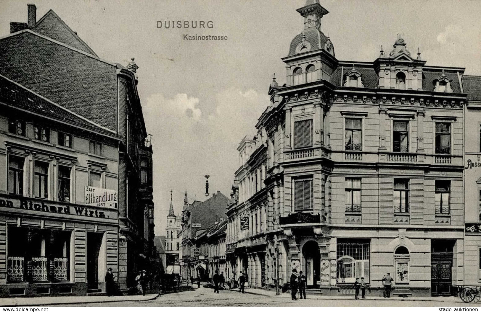 Duisburg (4100) Kasinostrasse Handlung Wirtz 1907 I - Duisburg