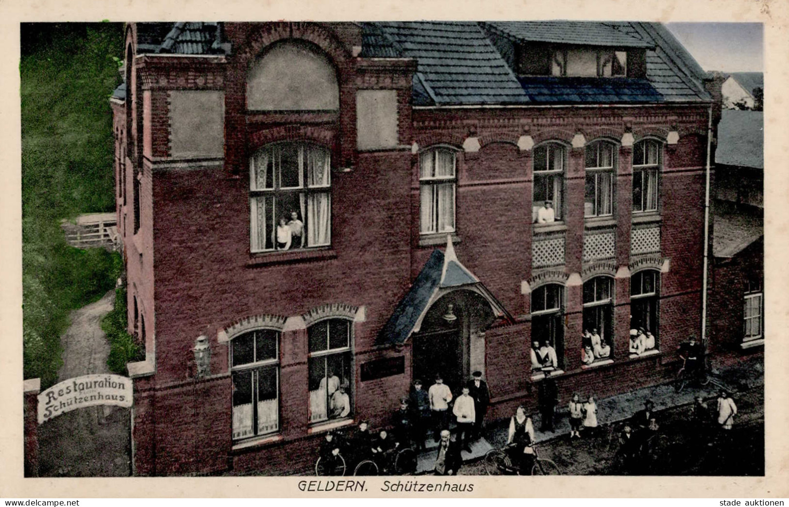Geldern (4170) Schützenhaus 1918 II (kleine Stauchung) - Geldern