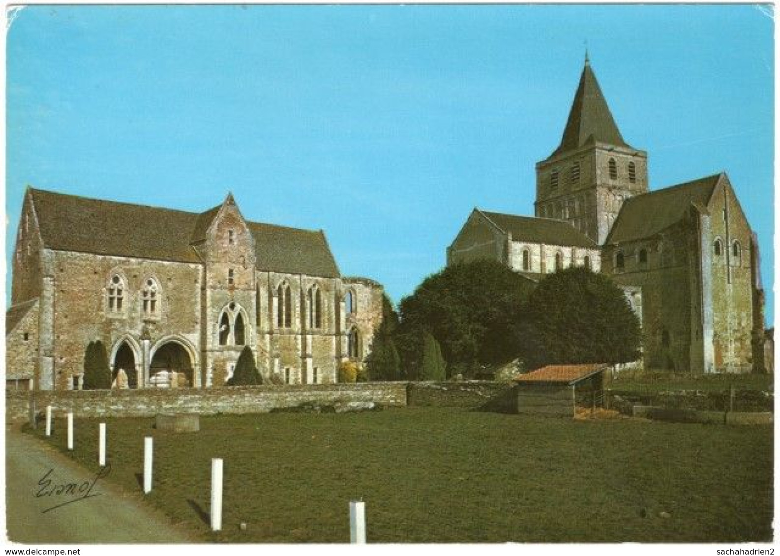 50. Gf. CERISY-LA-FORET. Bâtiments Conventuels Et L'église Abbatiale. 76-26 - Autres & Non Classés