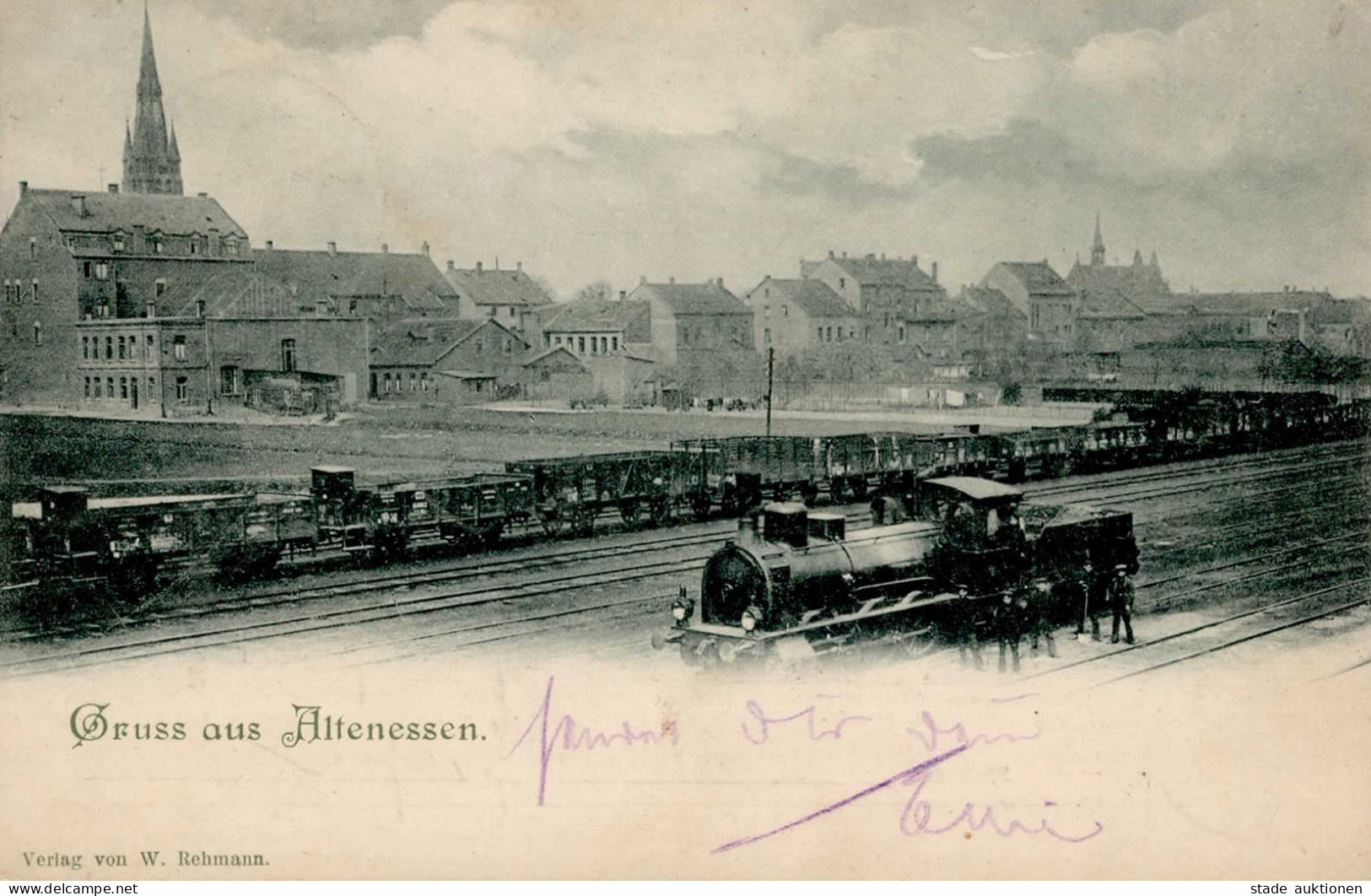 Altenessen (4300) Bahnhof Eisenbahn 1900 I-II Chemin De Fer - Autres & Non Classés
