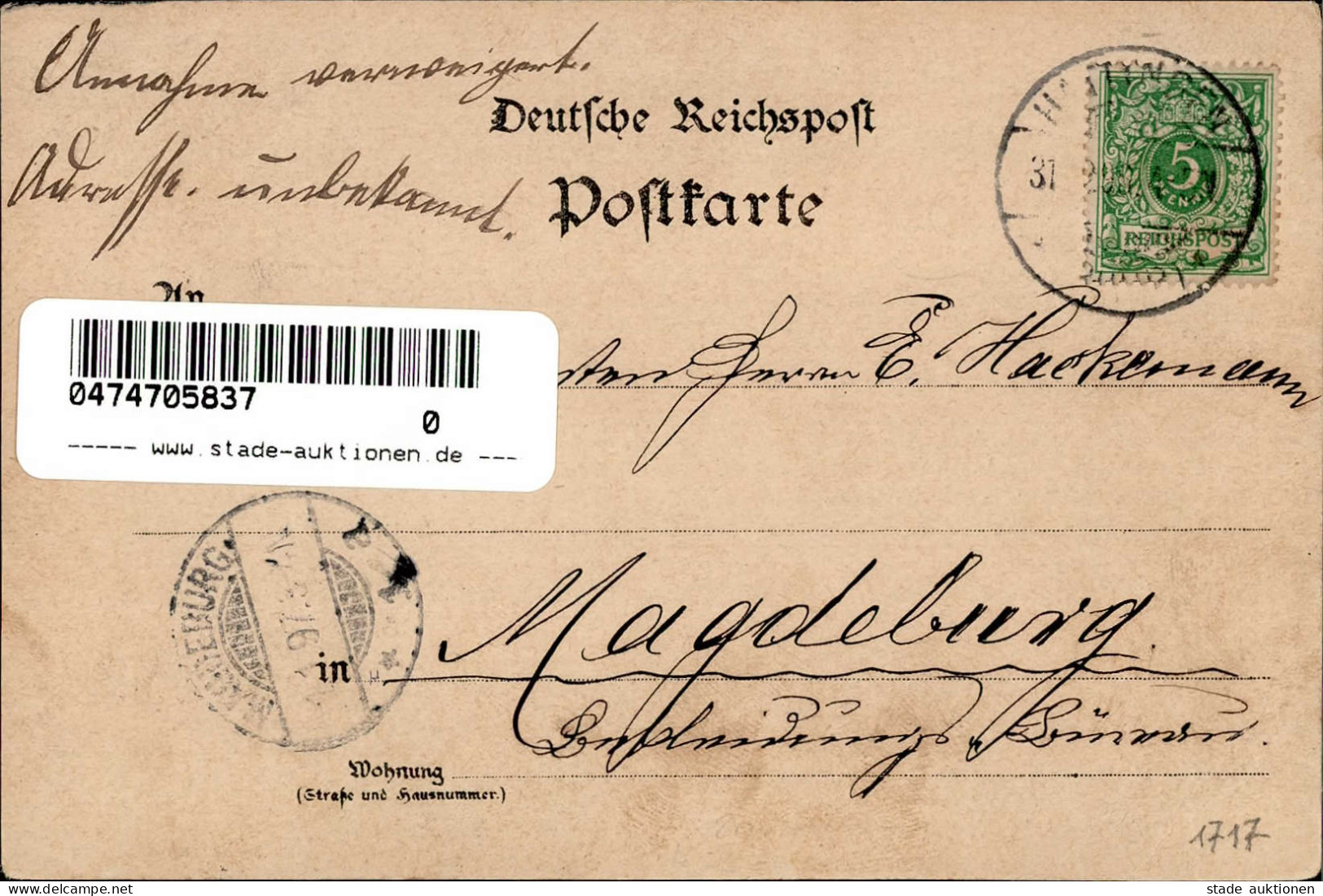 Hattingen (4320) Schützenburg 1897 II (Stauchung) - Other & Unclassified