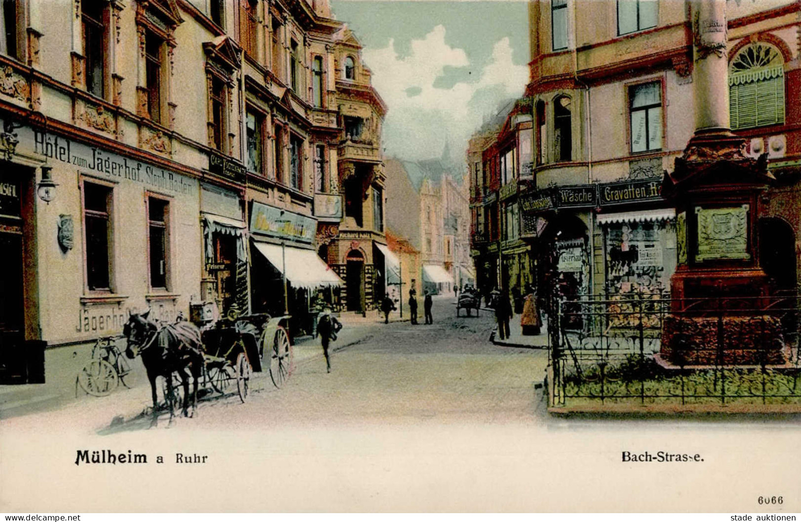 Mülheim An Der Ruhr (4330) Bach Strasse Hotel Zum Jägerhof Gravattenhandlung I - Muelheim A. D. Ruhr