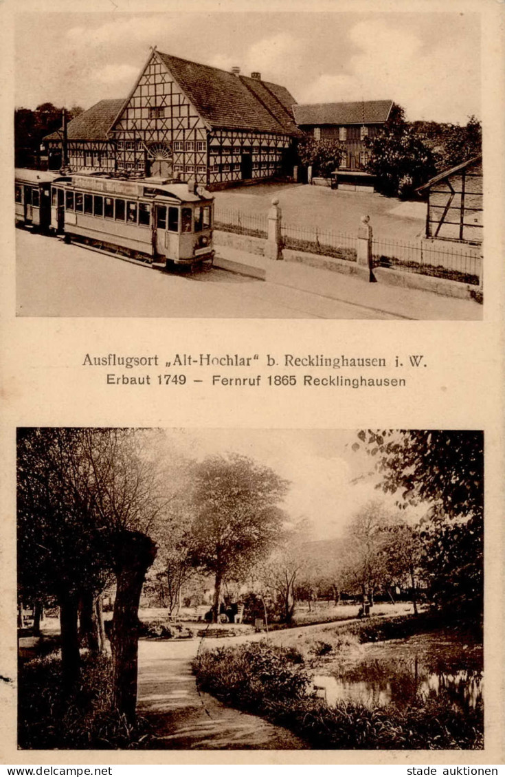 RECKLINGHAUSEN (4350) - Ausflugsort ALT-HOCHLAR Mit STRASSENBAHN I - Autres & Non Classés