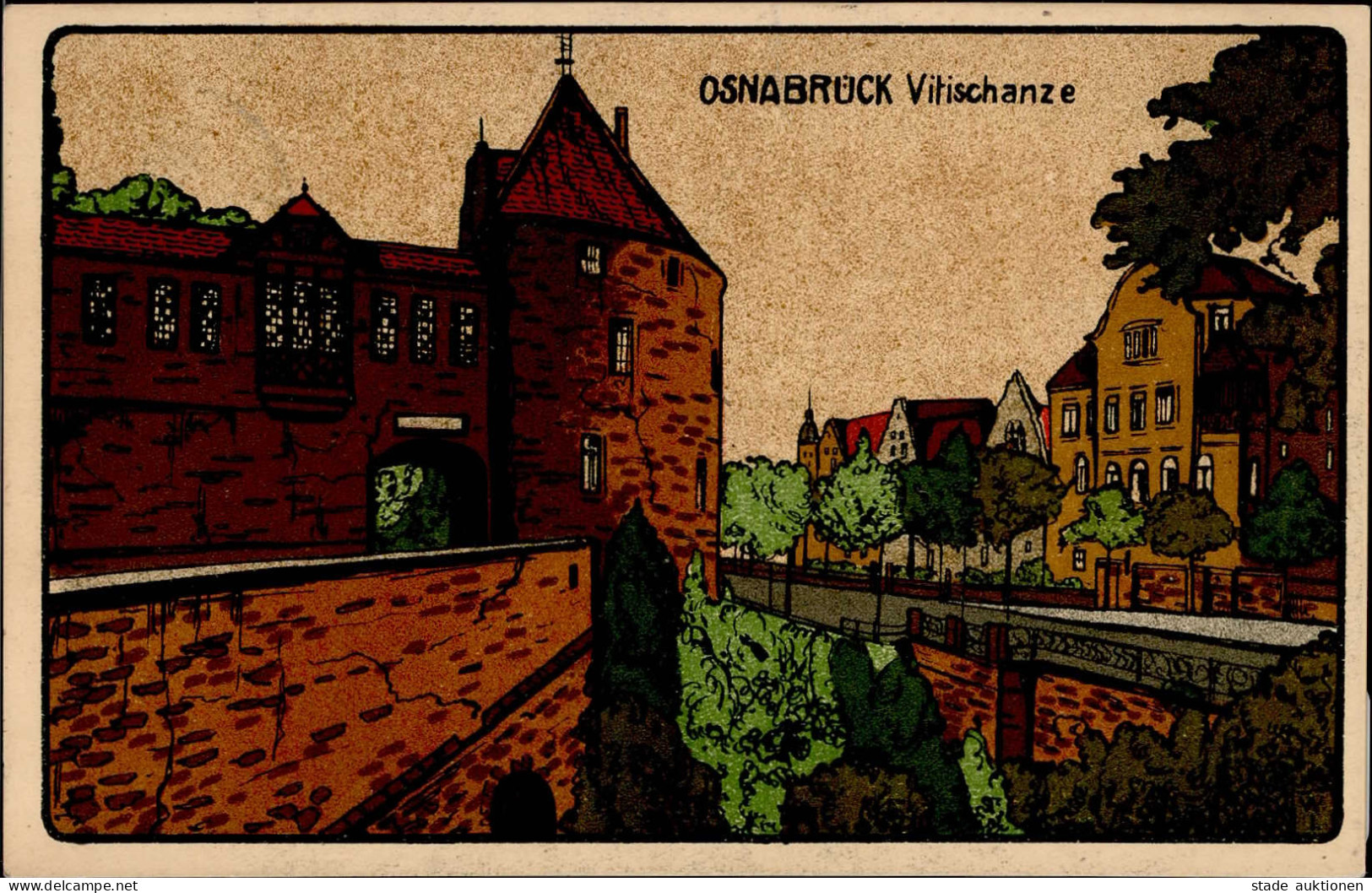 Osnabrück (4500) Künstlersteindruck 1912 I - Osnabrück