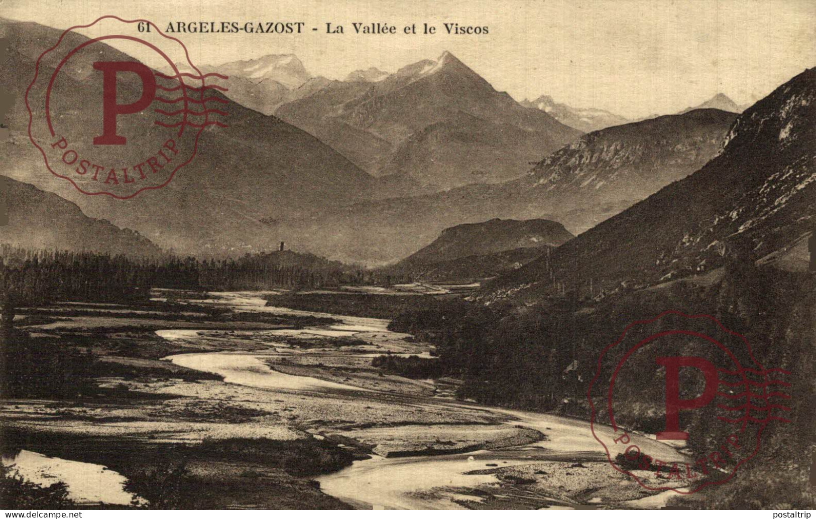 FRANCIA. FRANCE. ARGELES GAZOST - VALLEE ET LE VISCOS. - Argeles Gazost