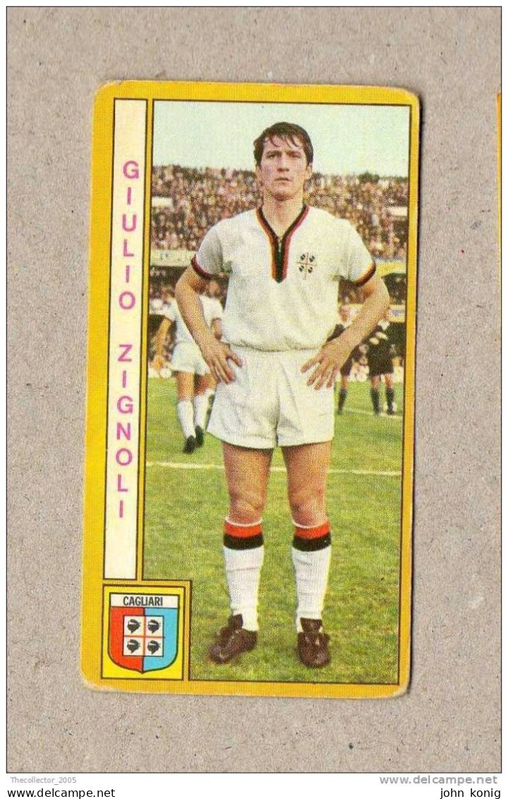 CALCIATORI - CALCIO - Figurine Panini 1969-1970 # CAGLIARI (GIULIO ZIGNOLI) - Italian Edition