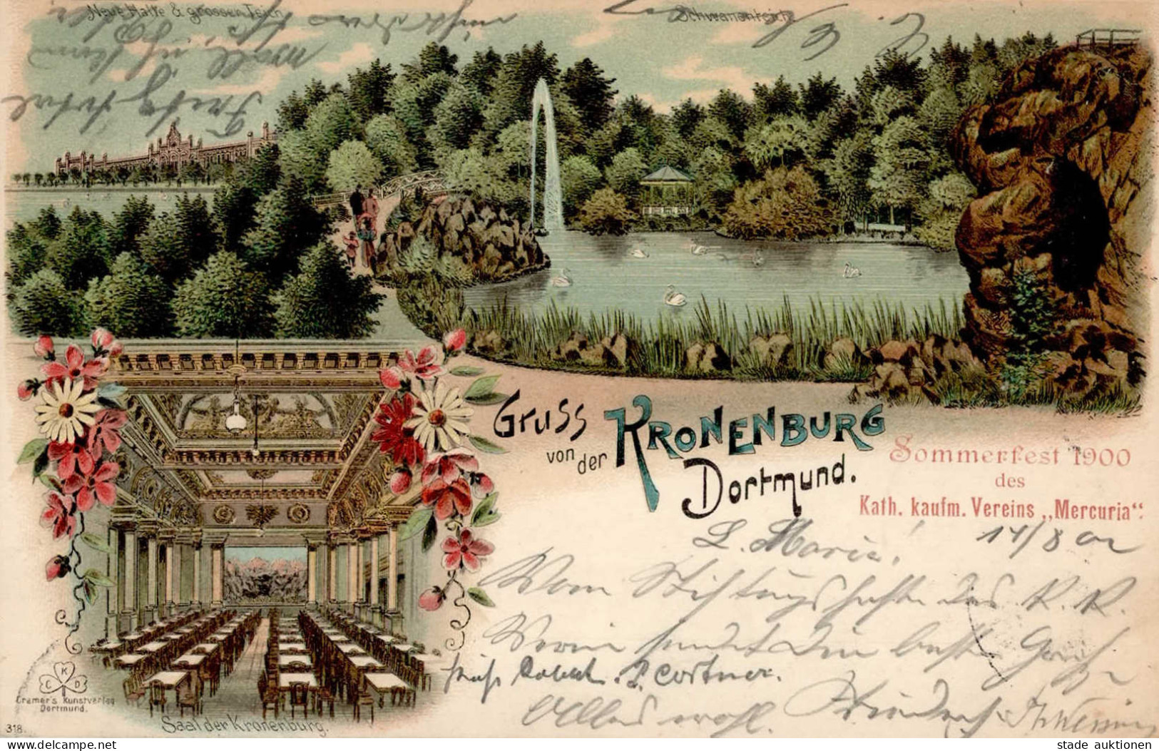 Dortmund (4600) Gasthaus Zur Kronenburg 1900 I- - Dortmund