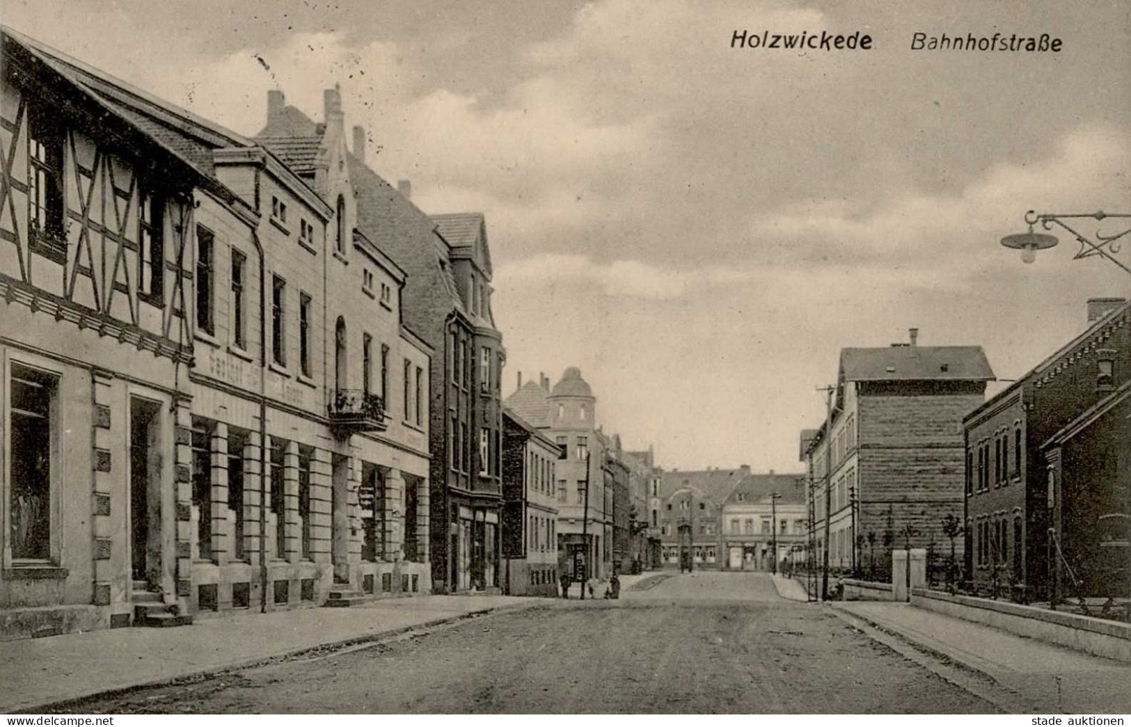 Holzwickede (4755) Bahnhofstrasse 1916 I-II - Other & Unclassified