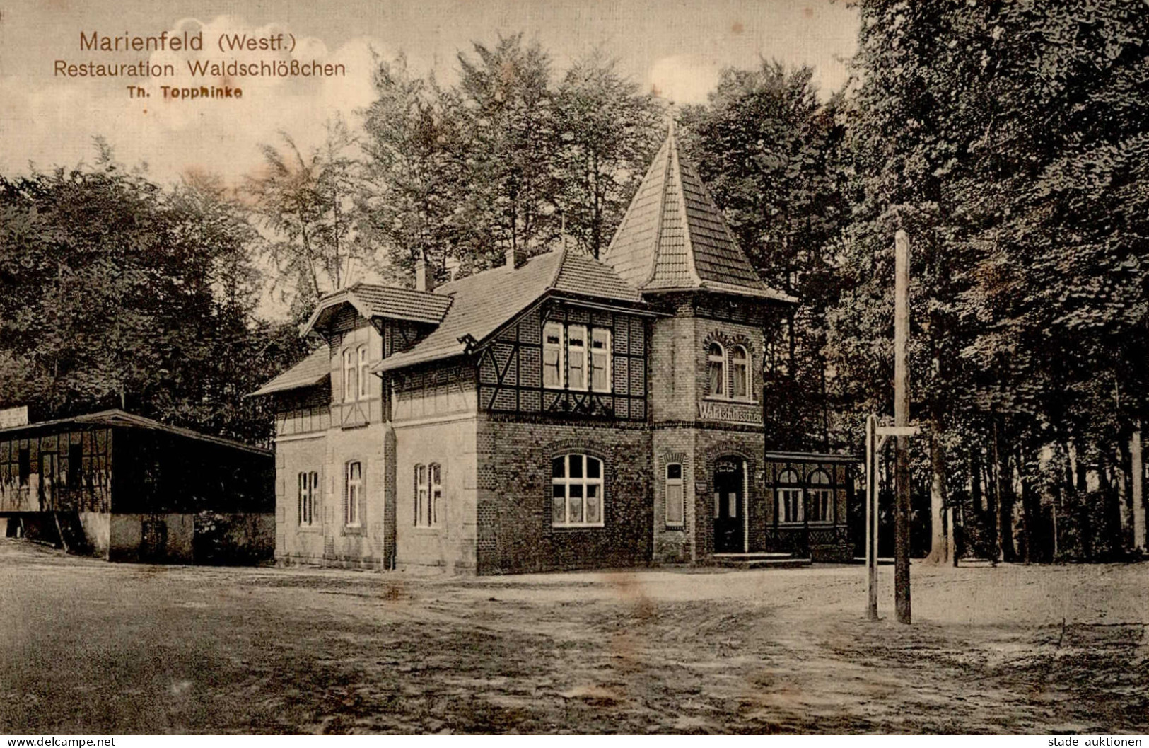 Marienfeld (4834) Gasthaus Waldschlösschen II (leichte Stauchung) - Other & Unclassified