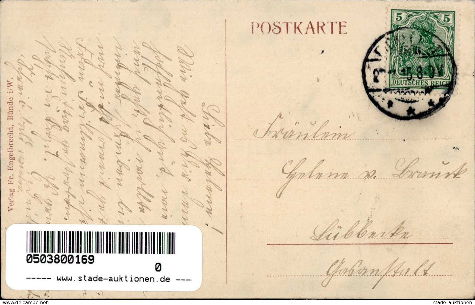 Eickhorst (4955) Gasthaus Lindenhof 1915 I- - Other & Unclassified