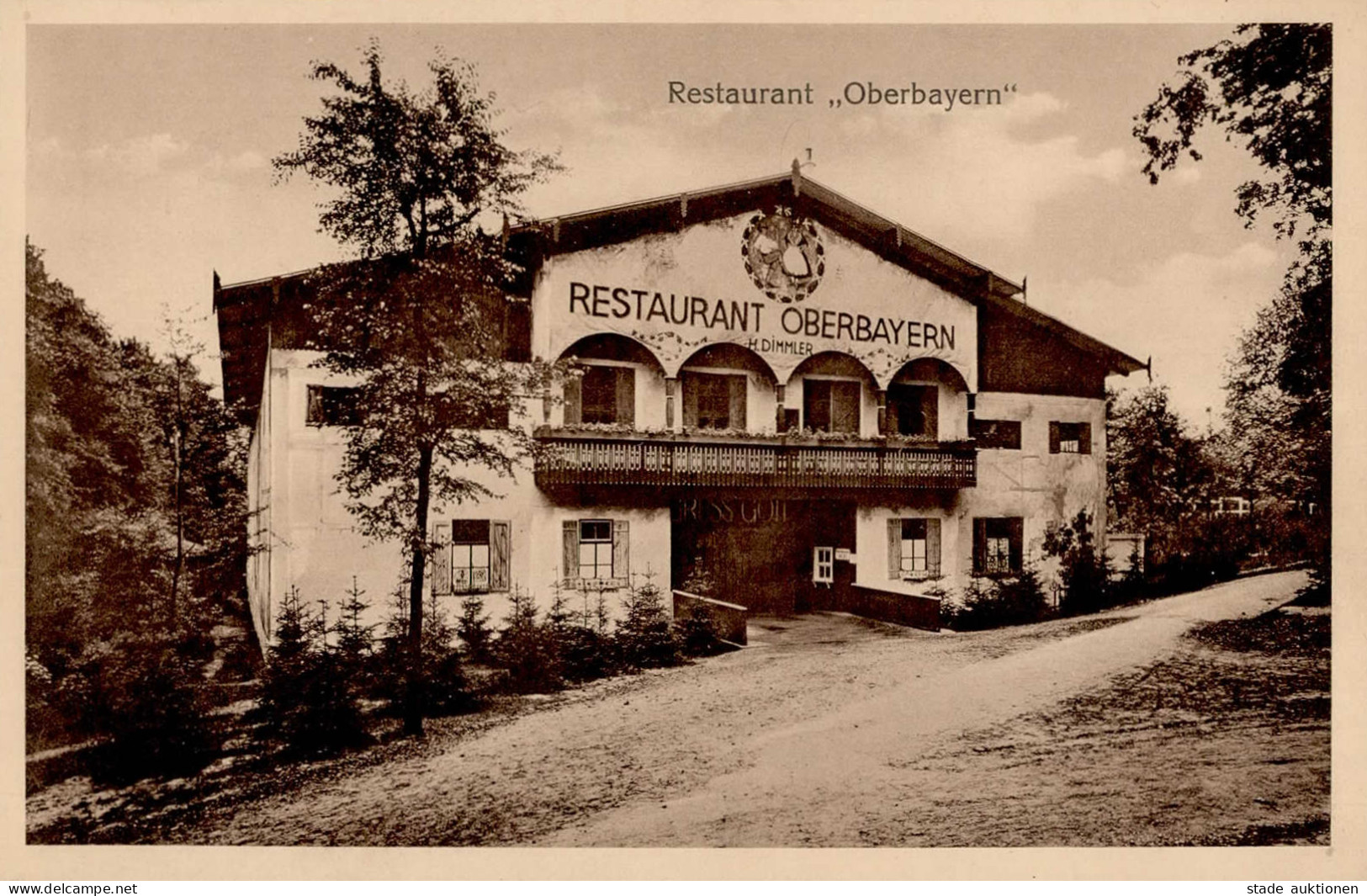 Minden (4950) Gasthaus Oberbayern H. Dimmler I- - Minden