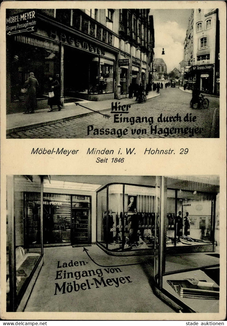 Minden (4950) Möbelhandlung Meyer Hohnstrasse II (Stauchung) - Minden