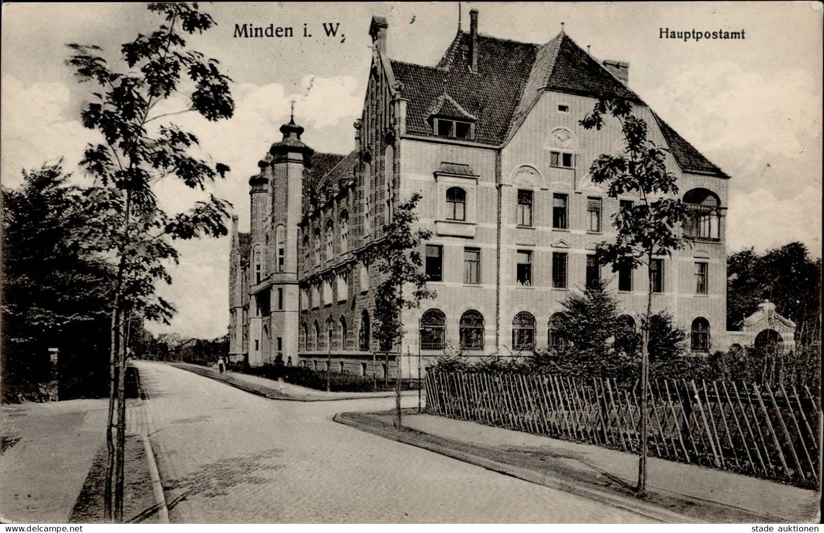 Minden (4950) Postamt 1915 I- - Minden