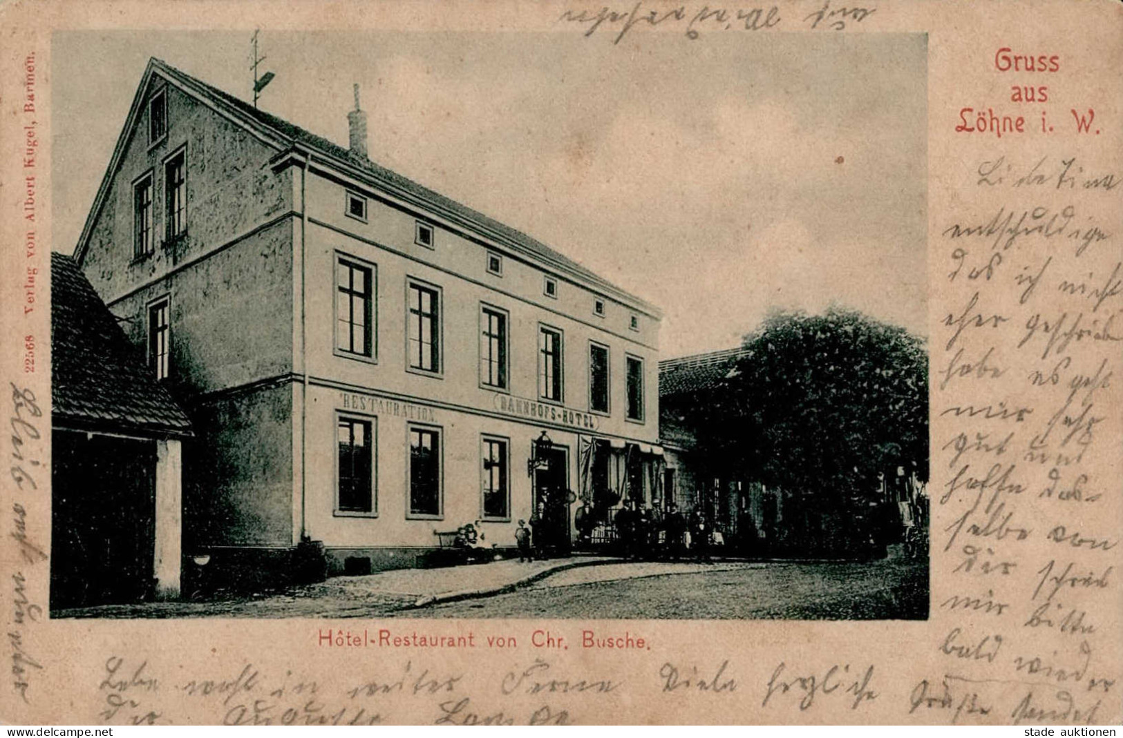 Löhne (4972) Hotel Busche 1901 I-II - Loehne