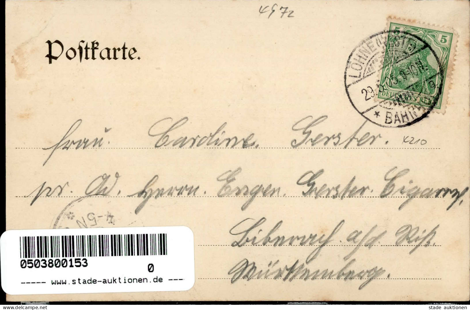 Löhne (4972) Privatschule 1905 I- - Loehne