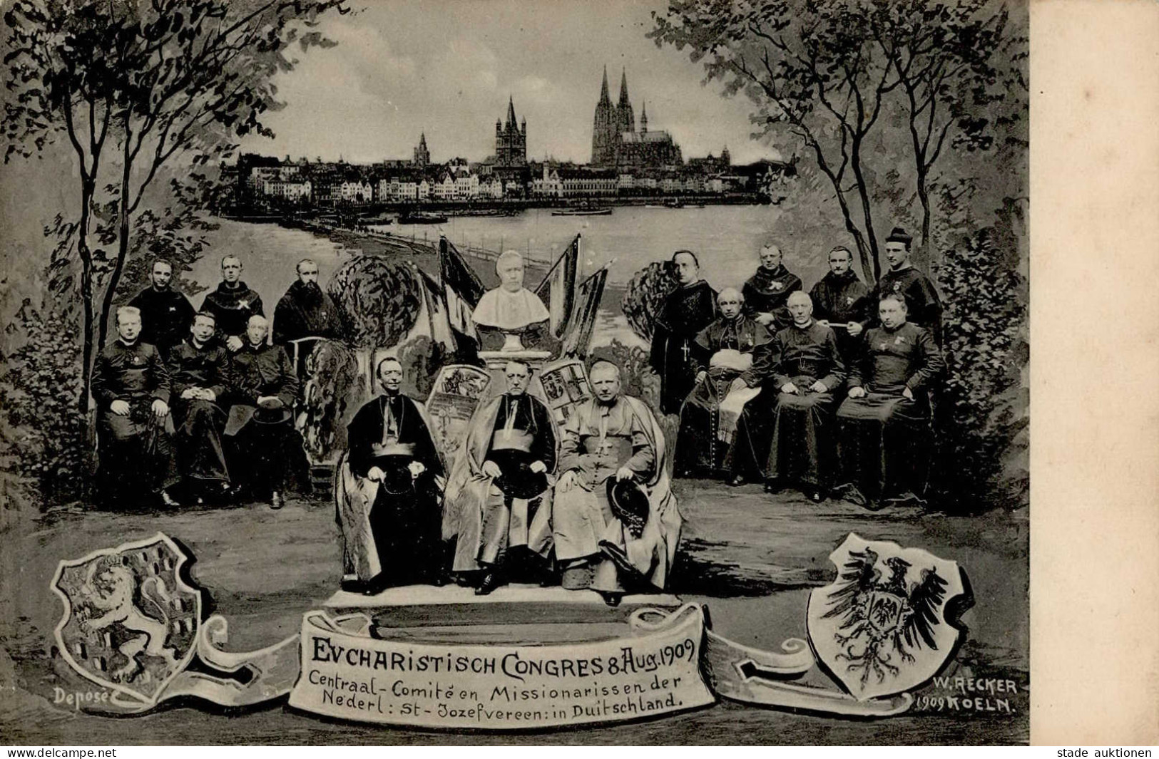 Köln (5000) Eucharistischer Kongress 8. August 1909 I-II - Sager, Xavier