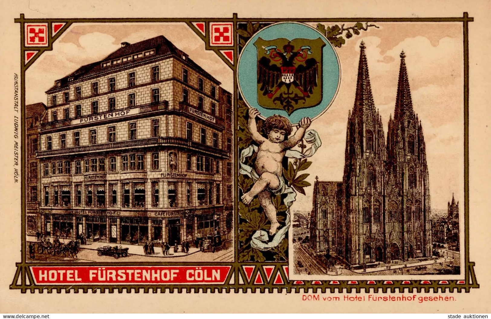 Köln (5000) Hotel Fürstenhof 1914 I-II - Sager, Xavier