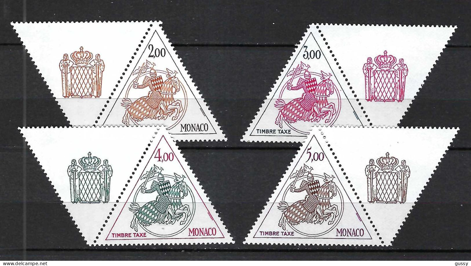 MONACO Taxe 1980-83:  Lot De Neufs** - Postage Due