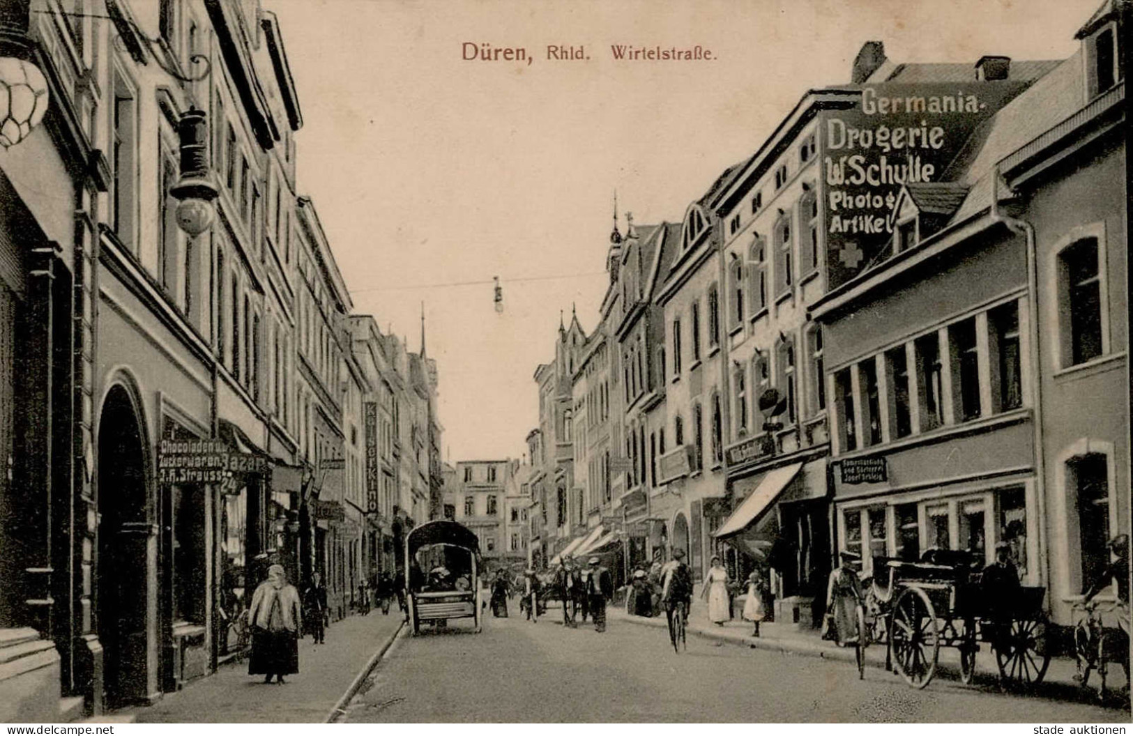 DÜREN (5160) - Wirtelstrasse Mit Germania-Drogerie I - Other & Unclassified