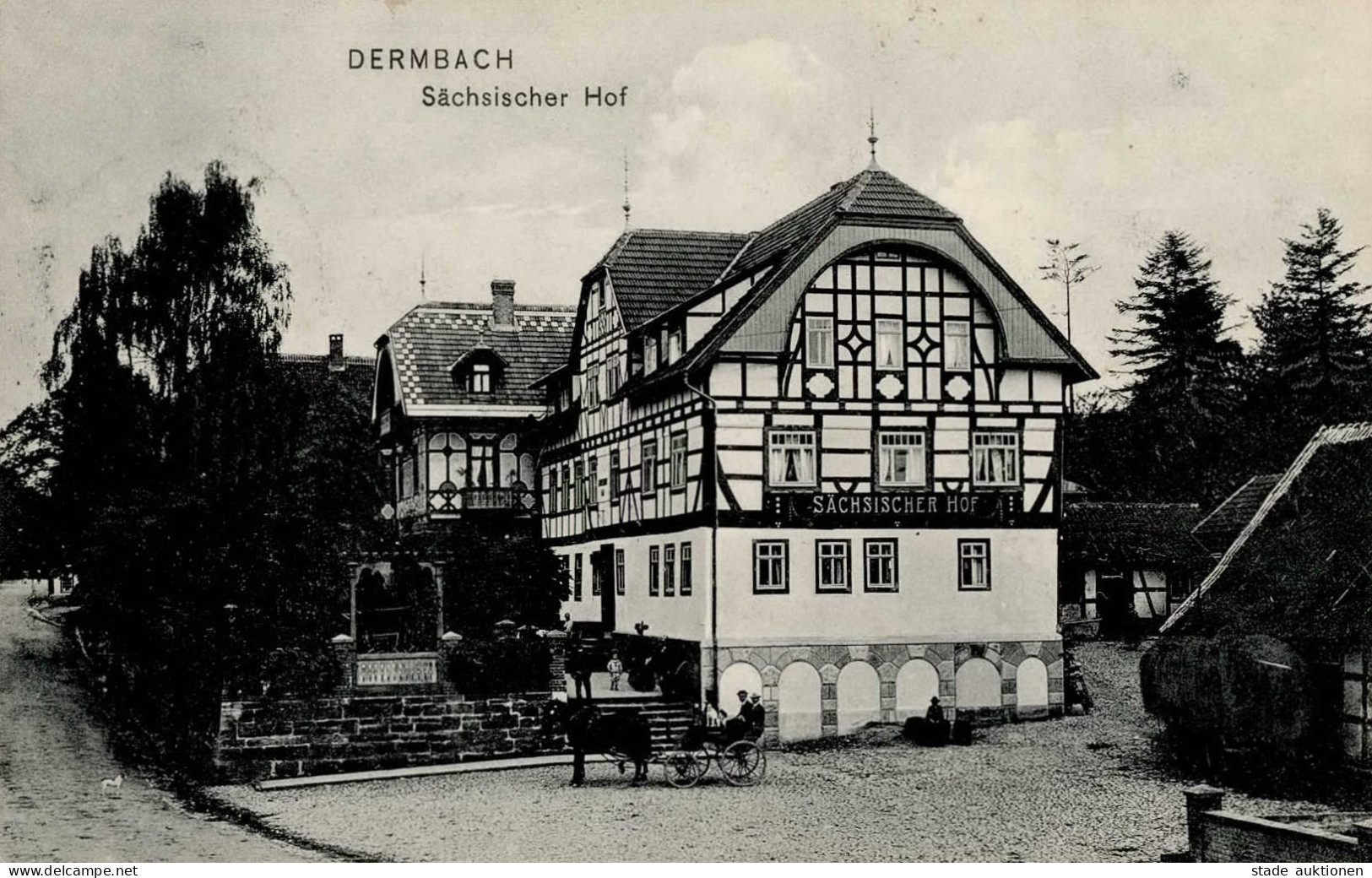 Dermbach (5243) Gasthaus Sächsischer Hof I-II - Other & Unclassified
