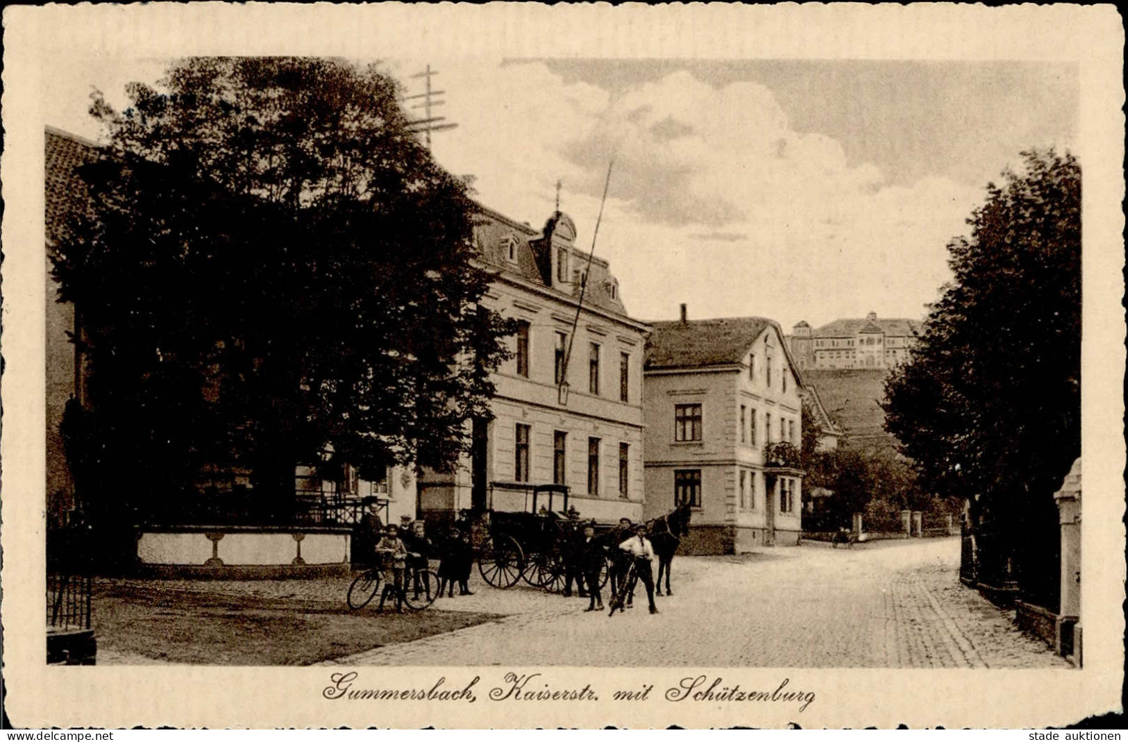 Gummersbach (5270) Kaiserstrasse Schützenhaus 1918 II- (Ecke Ab) - Sonstige & Ohne Zuordnung