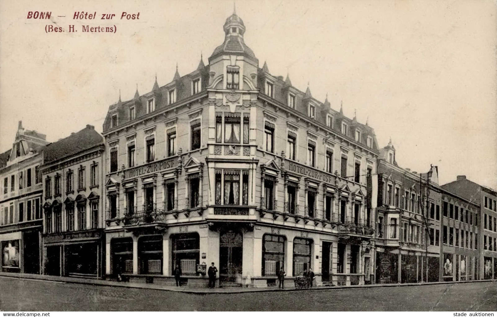 Bonn (5300) Hotel Zur Post 1911 II (Stauchung) - Bonn