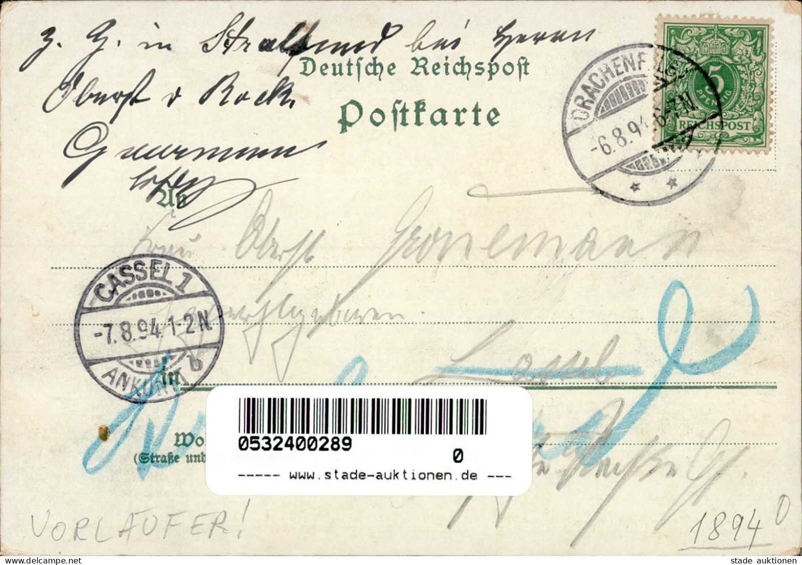 Drachenfels (5300) Sage Vom Drachenfels Vorläufer 1894 I-II (abgestossen) - Other & Unclassified