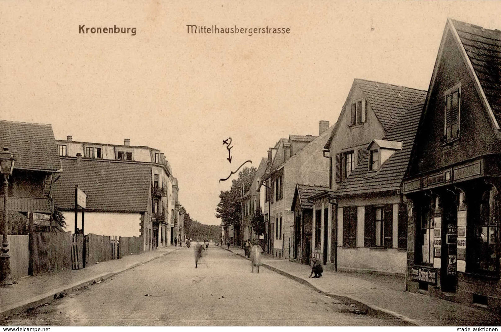 Kronenburg (5377) Mittelhausbergerstrasse Handlung I-II (fleckig) - Other & Unclassified