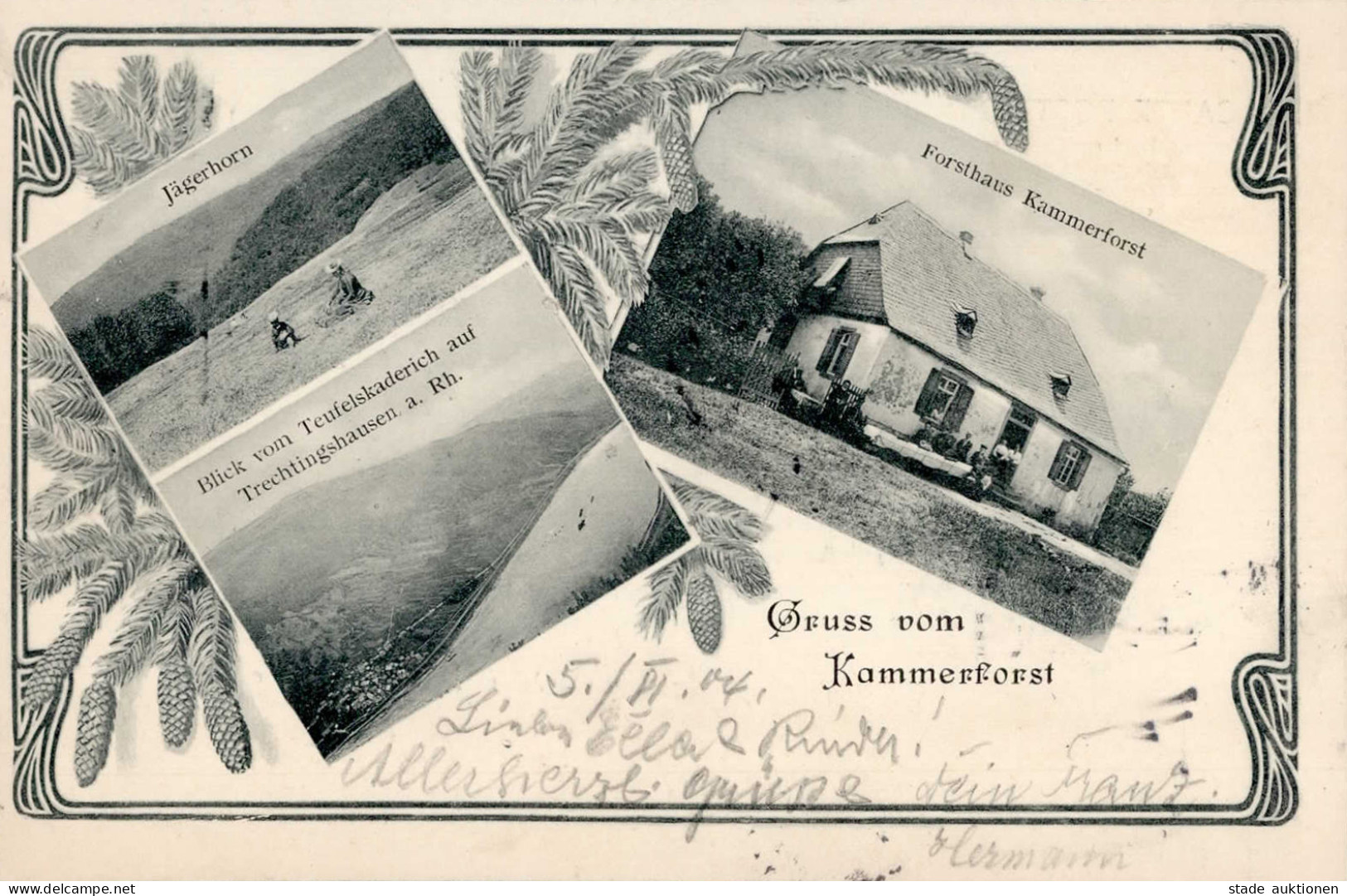 Kammerforst (5411) Forsthaus Kammerforst 1904 I - Other & Unclassified