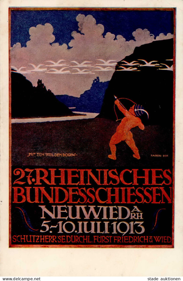 Neuwied (5450) 27. Rheinisches Bundesschießen 5. Bis 10. Juli 1913 I - Neuwied