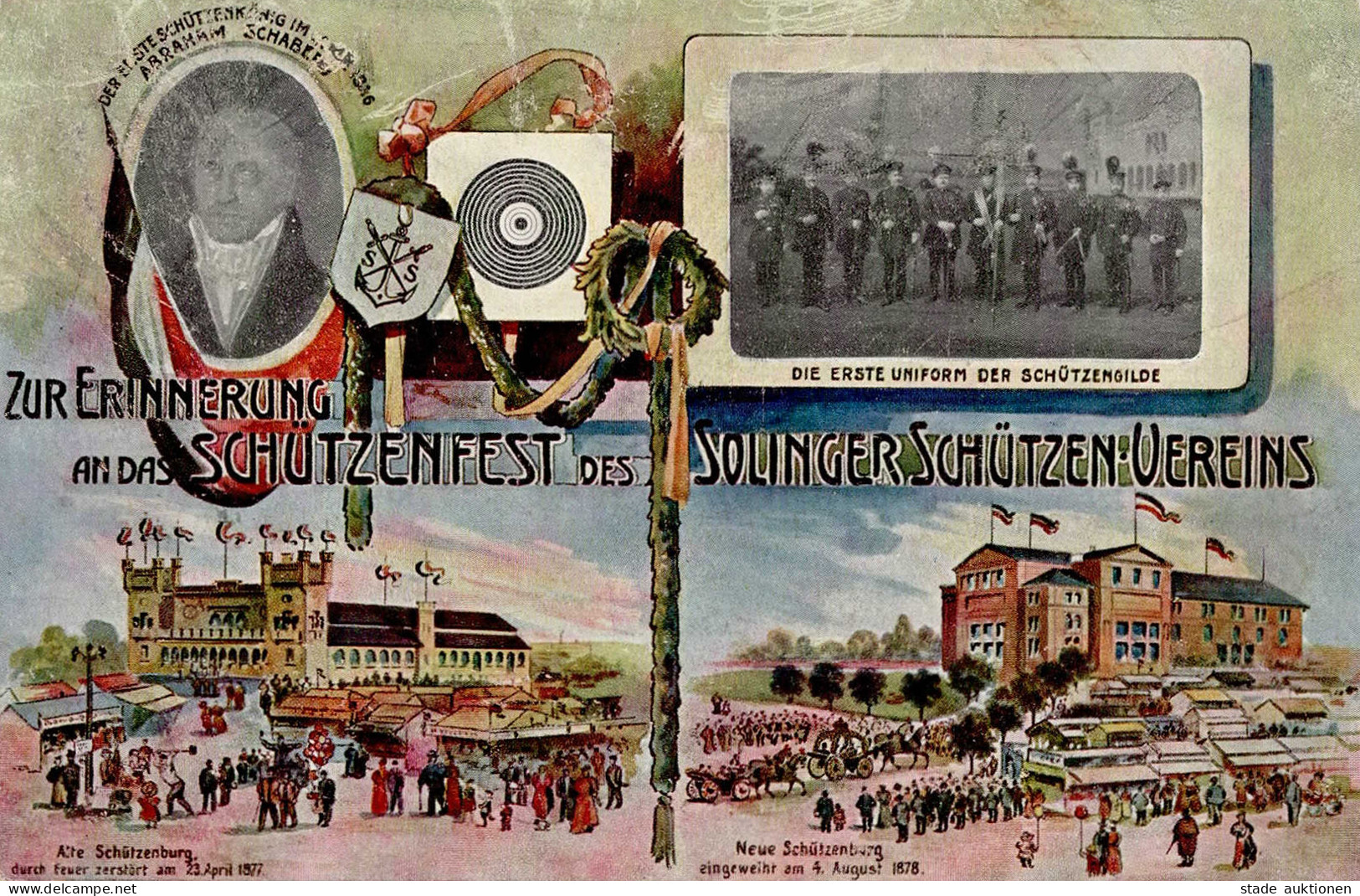 Solingen (5650) Zur Erinnerung An Das Schützenfest Des Solinger Schützenvereins 1906 I - Other & Unclassified