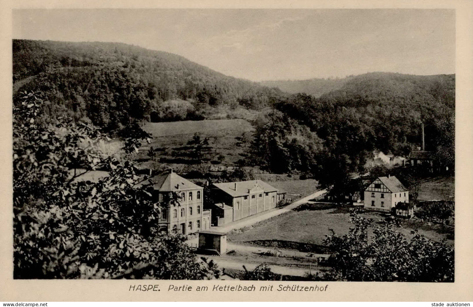 Haspe (5800) Gasthaus Zum Schützenhof II (Abschürfungen RS) - Hagen