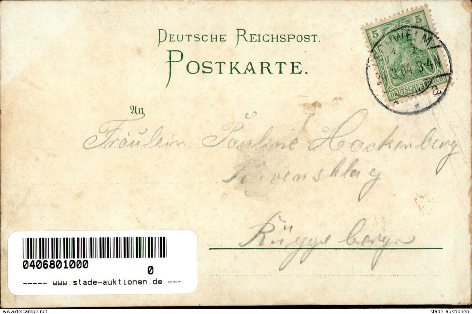 Milspe (5828) Gasthaus Rahlenbecke 1904 II (Stauchungen) - Other & Unclassified