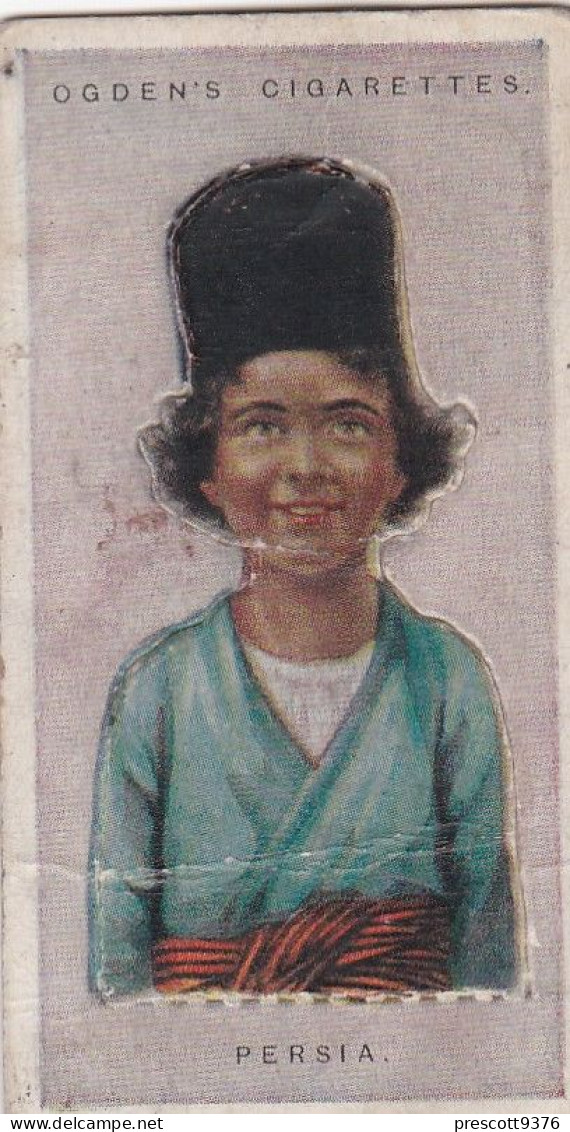 35 Persia - Children Of All Nations 1924  - Ogdens  Cigarette Card - Original, Antique, Push Out - Ogden's