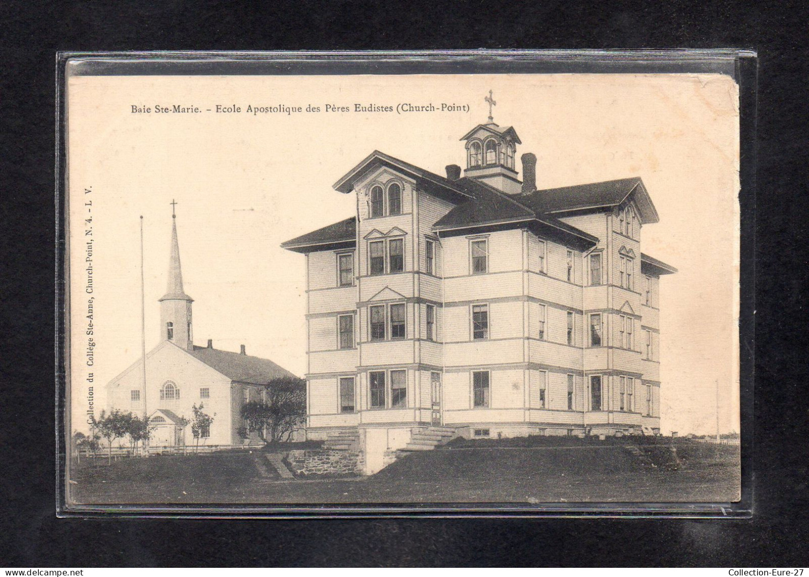 (25/04/24) CANADA-CPA NOUVELLE ECOSSE - BAIE SAINTE-MARIE - CHURCH POINTE - Andere & Zonder Classificatie