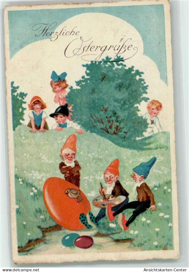 39179305 - Ostern Ostereier Bemalen  AK - Fairy Tales, Popular Stories & Legends