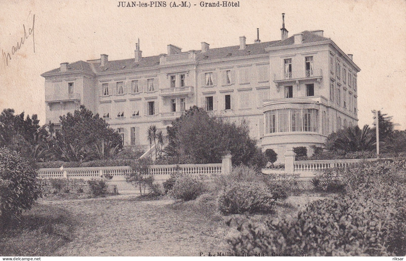 JUAN LES PINS(GRAND HOTEL) - Juan-les-Pins