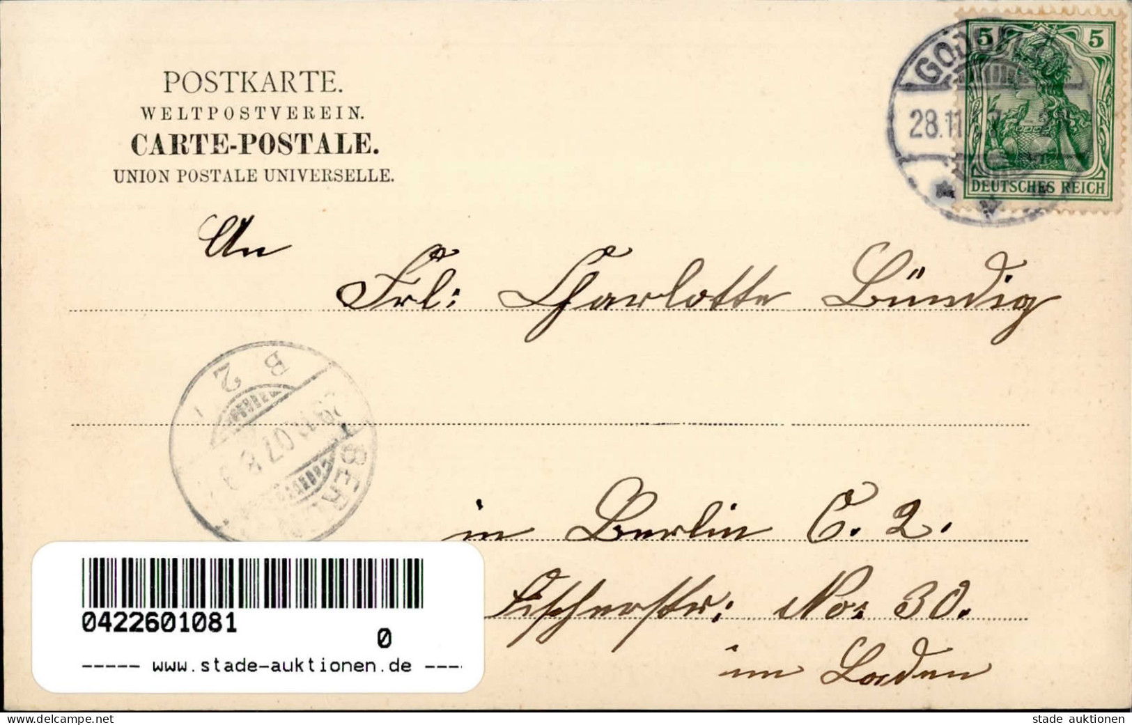 Leeheim (6086) Rathaus Postamt 1907 I - Autres & Non Classés