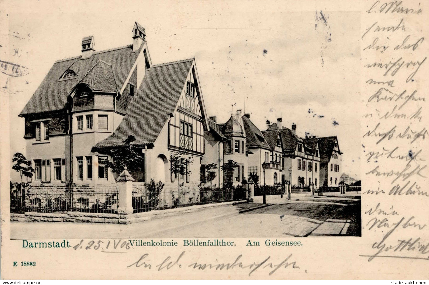 Darmstadt (6100) Am Geisensee 1906 I- - Darmstadt