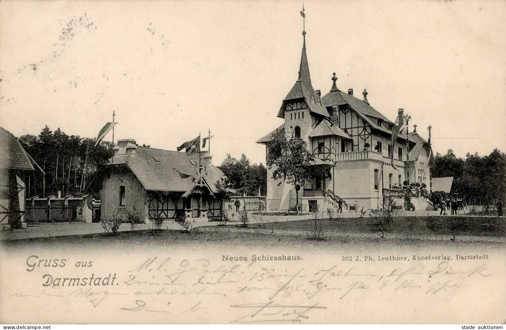 Darmstadt (6100) Schützenhaus 1903 I- - Darmstadt