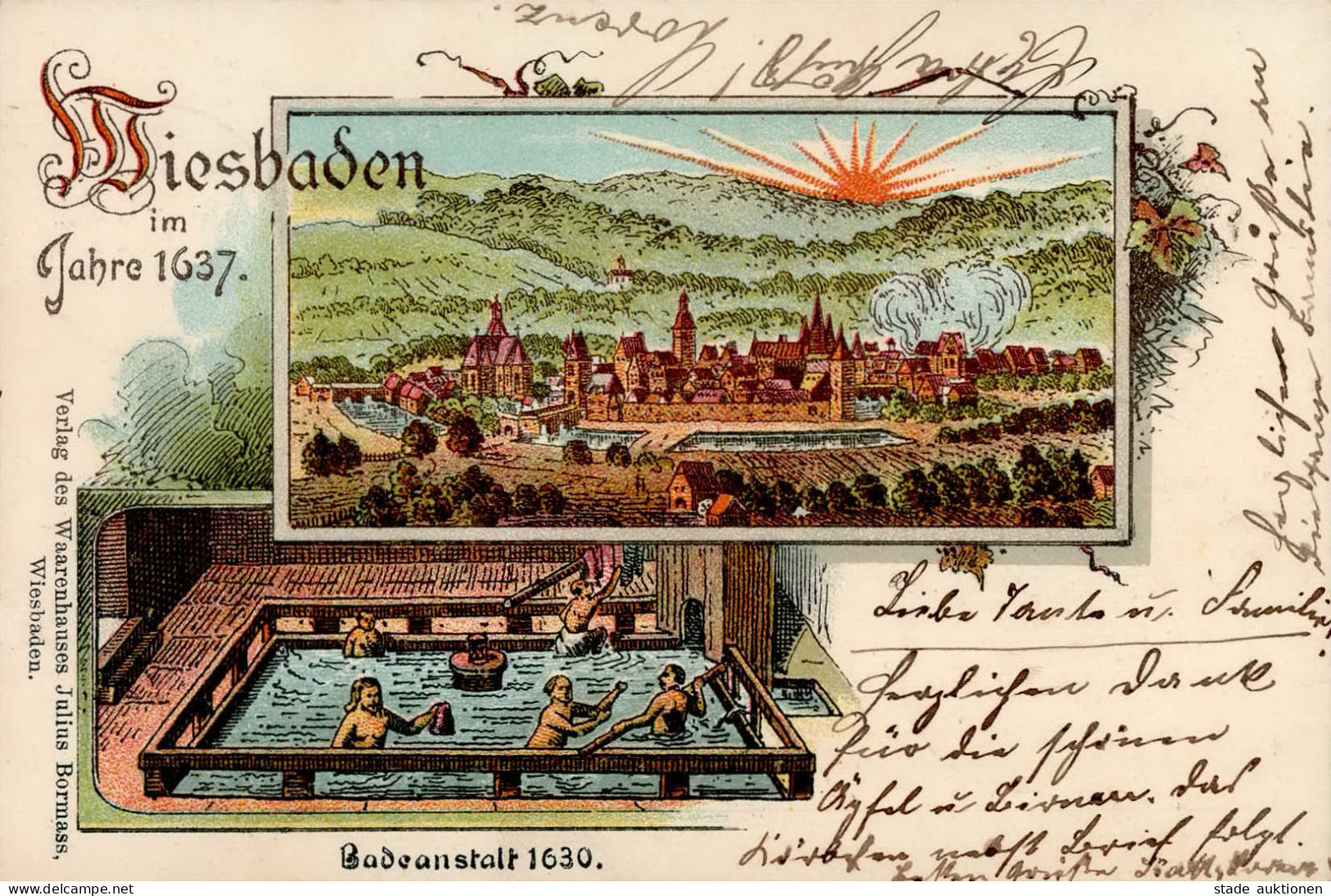 Wiesbaden (6200) Im Jahre 1630 1899 I (Marke Entfernt) - Other & Unclassified