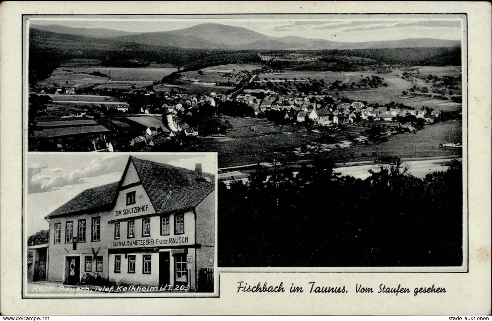 Fischbach (6233) Gasthaus Zum Schützenhof I- - Other & Unclassified