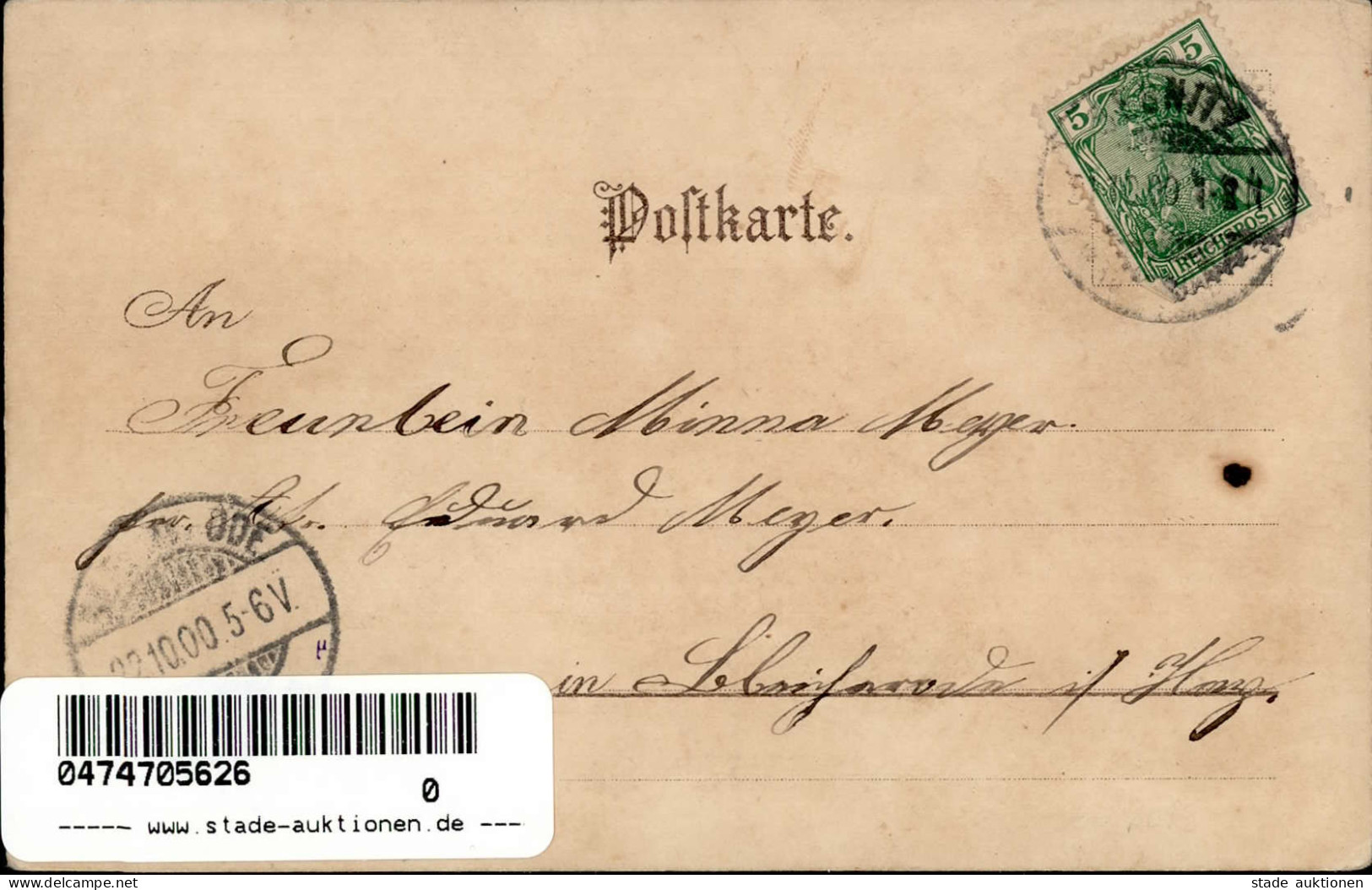 Königstein (6240) Bundesschiessen 1900 II (kleine Stauchung) - Autres & Non Classés