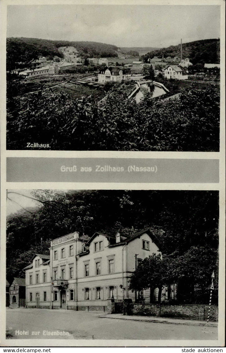 Zollhaus (6251) Hotel Zur Eisenbahn I Chemin De Fer - Other & Unclassified