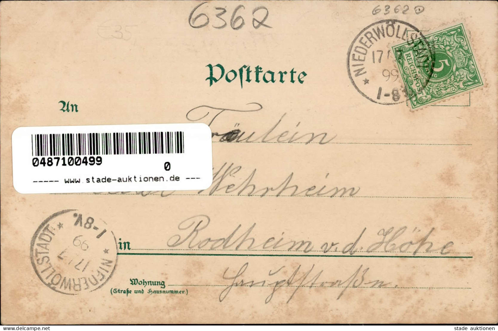 Holzhausen (6349) Turnfest Turnvater Jahn 1899 I- - Other & Unclassified