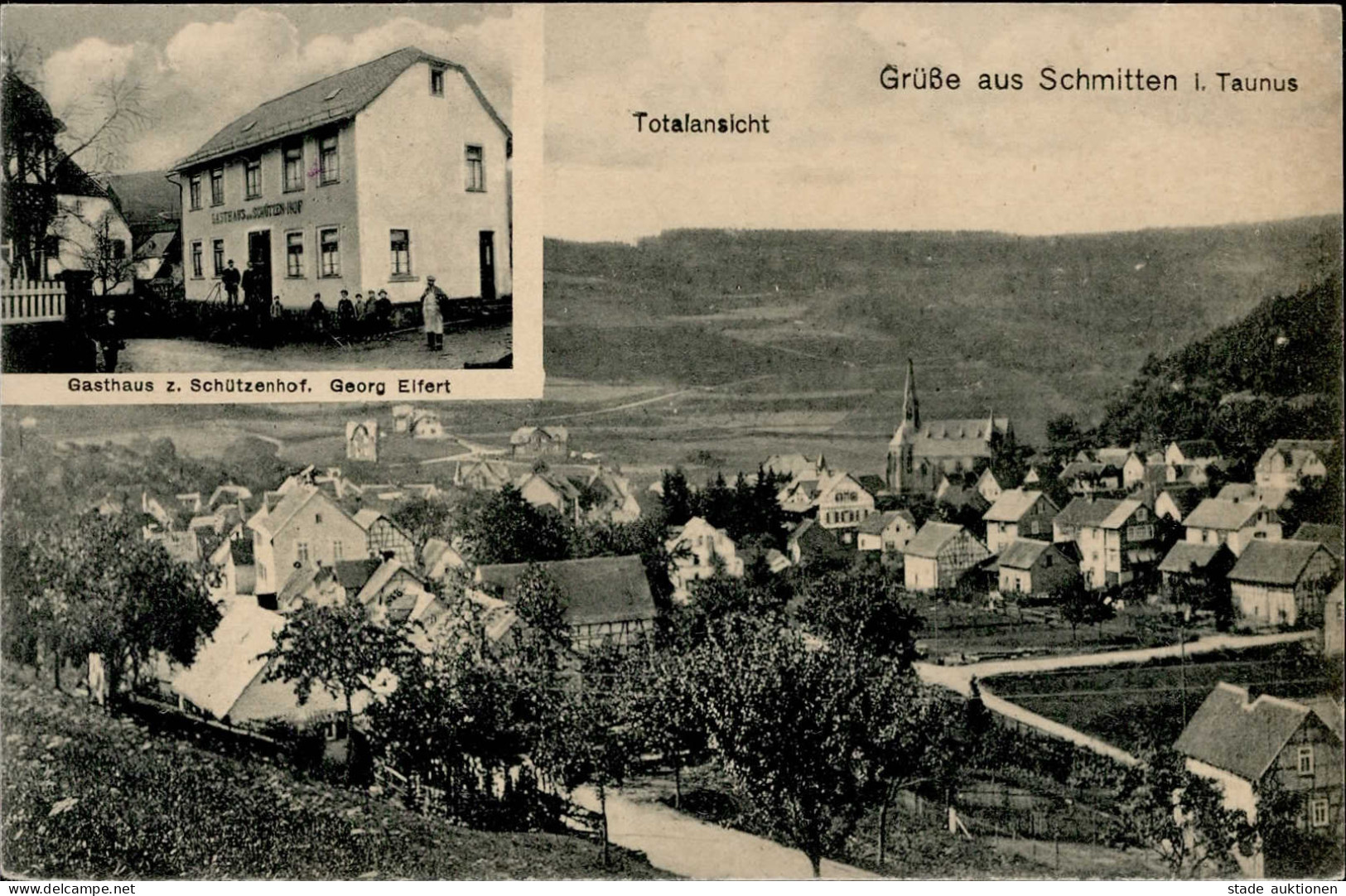 Schmitten (6384) Gasthaus Zum Schützenhof I- - Other & Unclassified