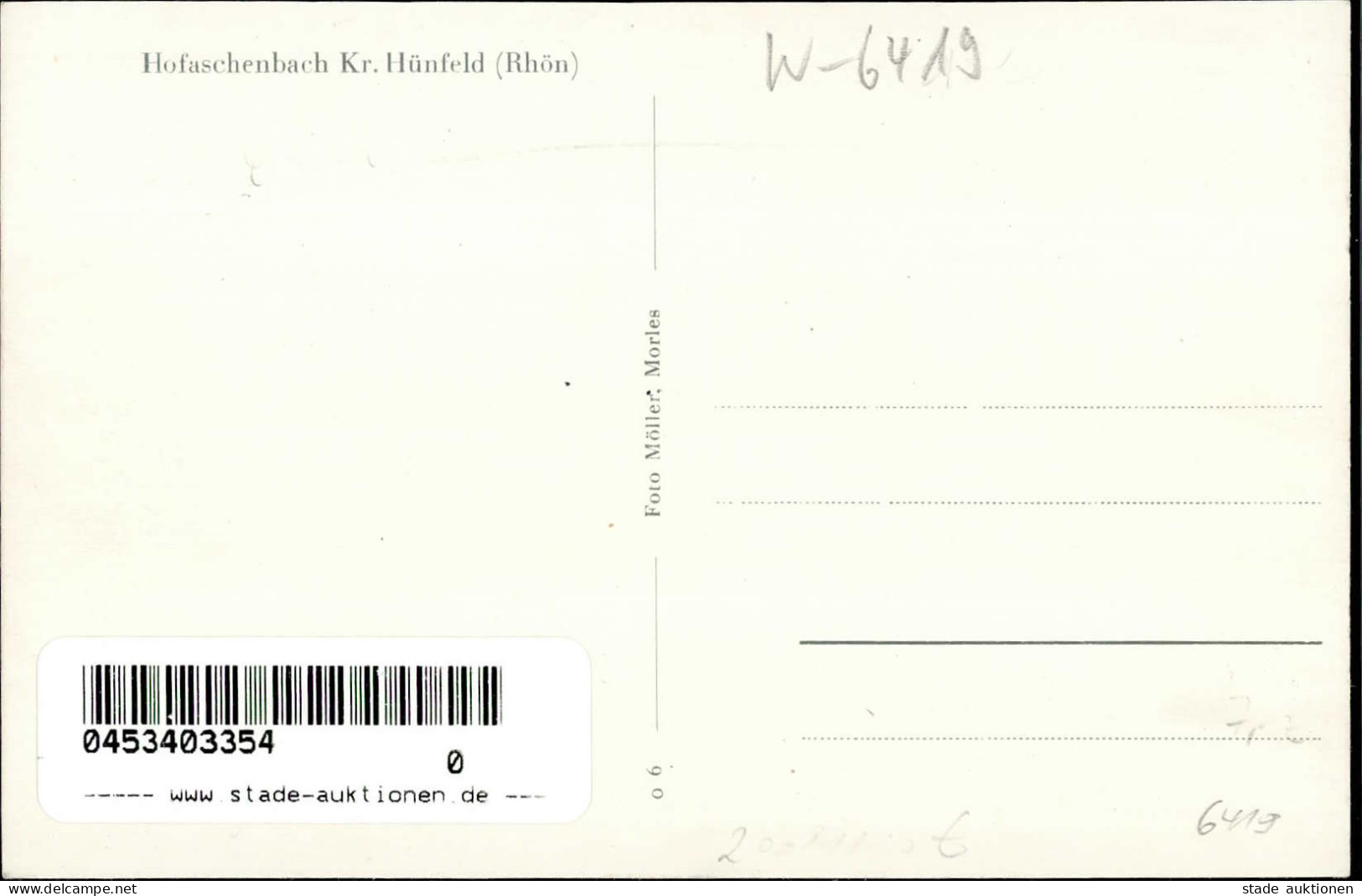 HOFASCHENBACH,Kr.Hünfeld (6419) - Warenhandlung Karl Hess I - Other & Unclassified