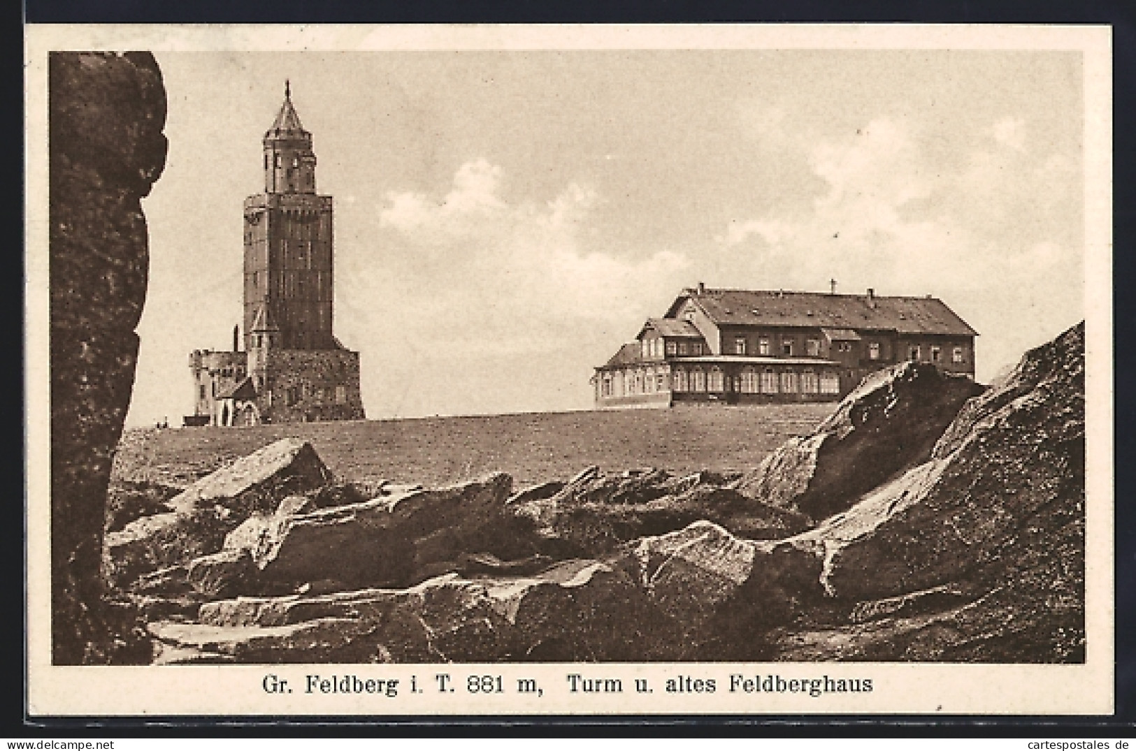 AK Feldberg I. Taunus, Turm Und Altes Feldberghaus  - Taunus